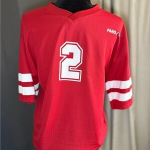 Zara Red & White Kids Jersey with Number 2